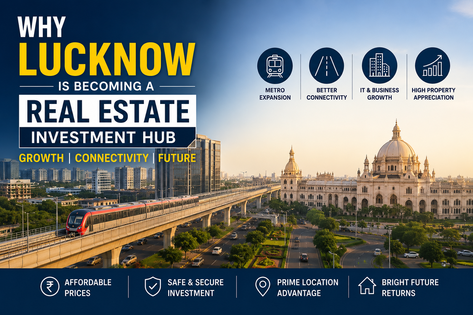 Why Lucknow is Becoming a Real Estate Investment Hub
